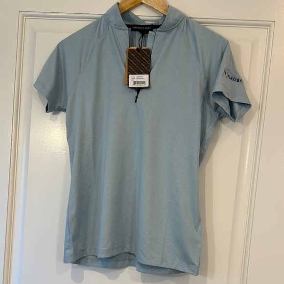 TravisMathew Blue Golf Polo Shirt - Picture 1 of 6